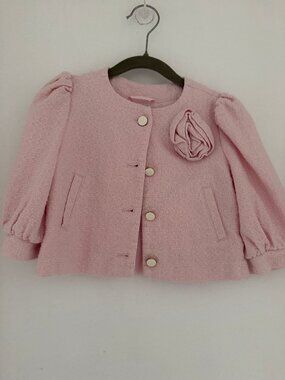 Janie and Jack The Rose Tweed Jacket Size 3-4